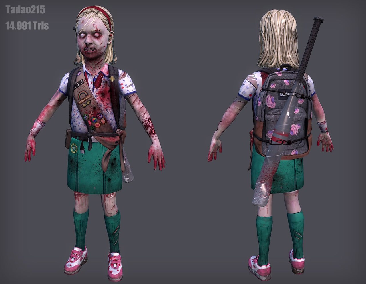 Mixamo Zombie Character Contest Pack📱 - изображение 3